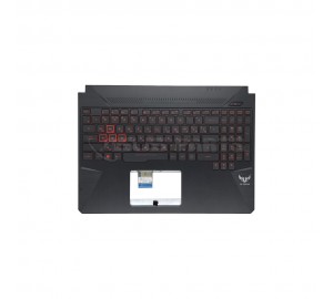 Клавиатура для ноутбука ASUS (в сборе с топкейсом) FX505DY-1B K/B_(RU)_MODULE/AS/W/MYLAR (2FIN(BL) Оригинал