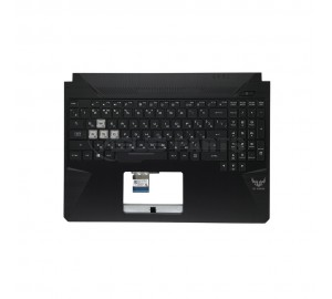 Клавиатура для ноутбука ASUS (в сборе с топкейсом) FX505DT-1A K/B_(RU)_MODULE/AS/W/MYLAR (2F SUNREX BLACK/RGB/PEGA/9C-N18NK0210) Оригинал