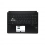 Клавиатура для ноутбука ASUS (в сборе с топкейсом) FX505DT-1A K/B_(RU)_MODULE/AS/W/MYLAR (2F SUNREX BLACK/RGB/PEGA/9C-N18NK0210) Оригинал