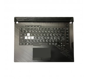 Клавиатура для ноутбука ASUS (в сборе с топкейсом) G512LWS-1C K/B_(RU)_MODULE ((BL)(RGB 4-ZONE)X70 LIGHTING TP) Оригинал