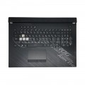 Клавиатура для ноутбука asus ROG Strix G17 (в сборе с топкейсом) в сборе) G712LWS-1C K/B_(RU)_MODULE (BL)(RGB 4-ZONE)(W/TP)X70