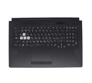 Клавиатура для ноутбука ASUS (в сборе с топкейсом) FA706IU-1AK/B_(RU)_MODULE/AS(RGB)3FIN/48W(W/TP) Оригинал