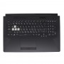 Клавиатура для ноутбука ASUS (в сборе с топкейсом) FA706IU-1AK/B_(RU)_MODULE/AS(RGB)3FIN/48W(W/TP) Оригинал