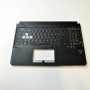 Клавиатура для ноутбука ASUS (в сборе с топкейсом) FX505GE-1A K/B_(RU)_MODULE/AS (3FIN(BL)(RGB)PEGA/9C-N15JK3020) Оригинал