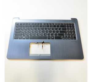 Клавиатура для ноутбука ASUS (в сборе с топкейсом) X580GD-1B K/B_(RU)_MODULE/AS (W/BL)(NEW SPACE) Оригинал